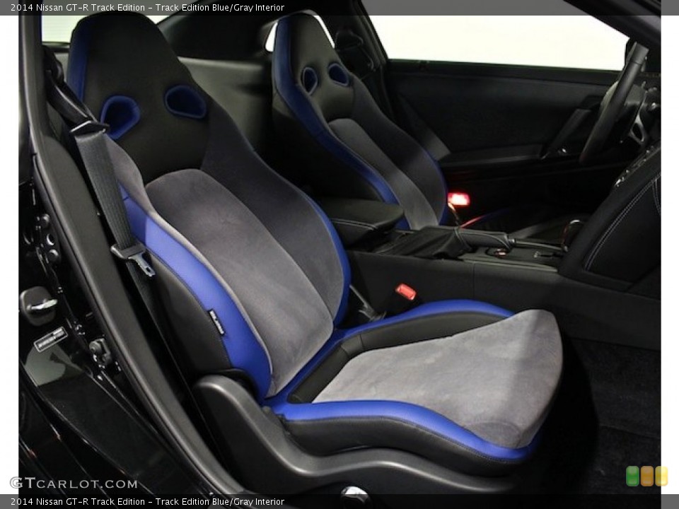 Track Edition Blue/Gray Interior Front Seat for the 2014 Nissan GT-R Track Edition #82241809