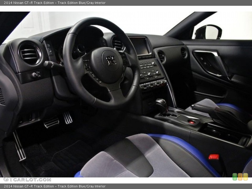 Track Edition Blue/Gray Interior Dashboard for the 2014 Nissan GT-R Track Edition #82241925