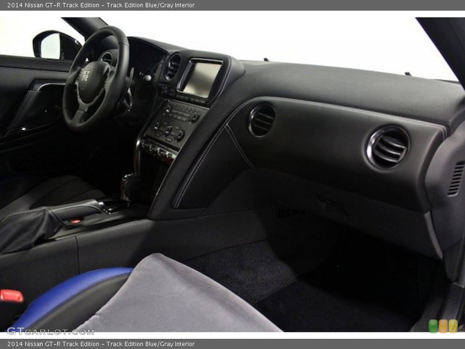 Track Edition Blue/Gray Interior Dashboard for the 2014 Nissan GT-R Track Edition #82241938