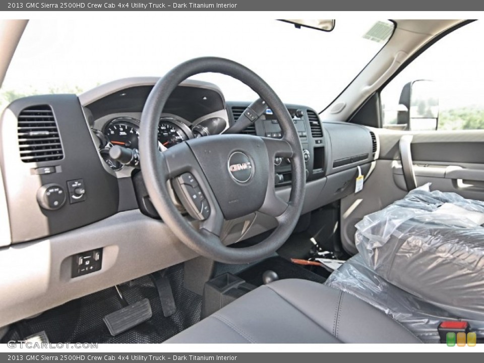 Dark Titanium Interior Photo for the 2013 GMC Sierra 2500HD Crew Cab 4x4 Utility Truck #82242500