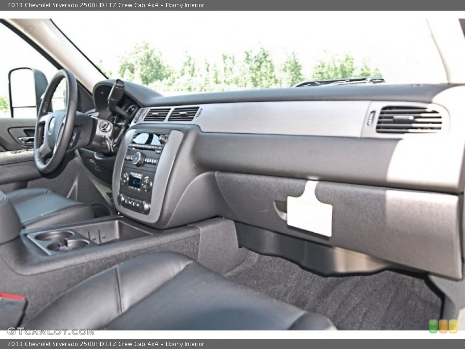 Ebony Interior Dashboard for the 2013 Chevrolet Silverado 2500HD LTZ Crew Cab 4x4 #82243259
