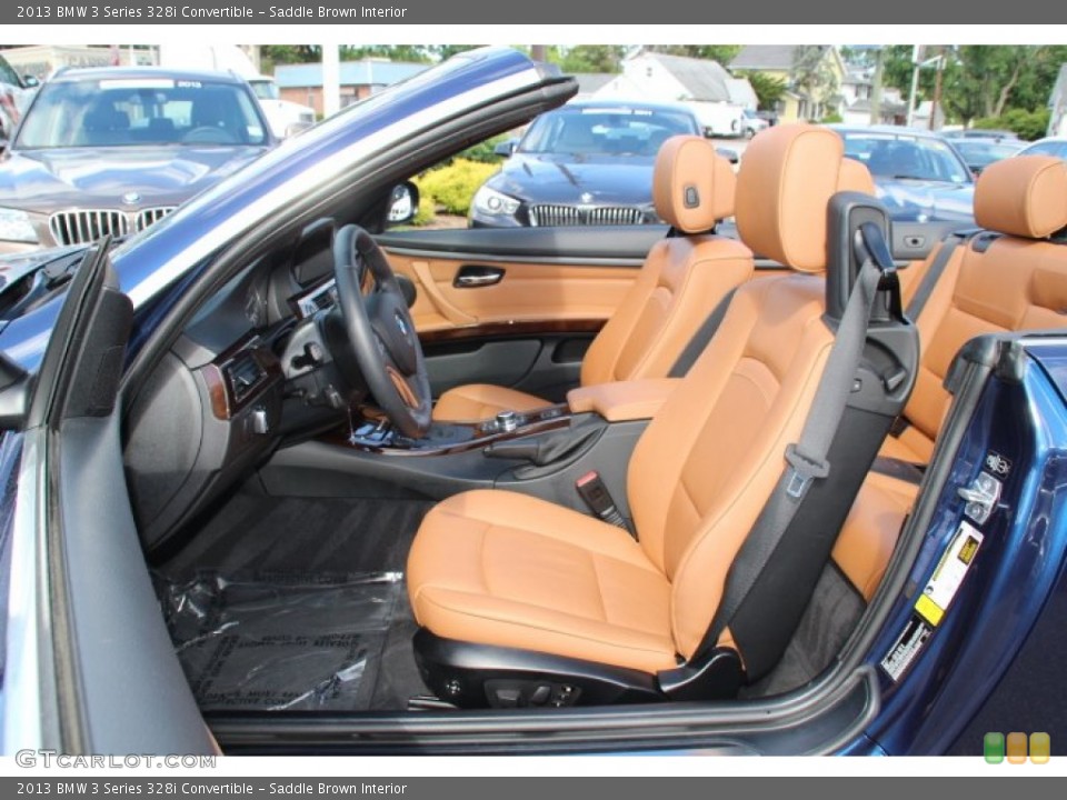 Saddle Brown Interior Photo for the 2013 BMW 3 Series 328i Convertible #82243596