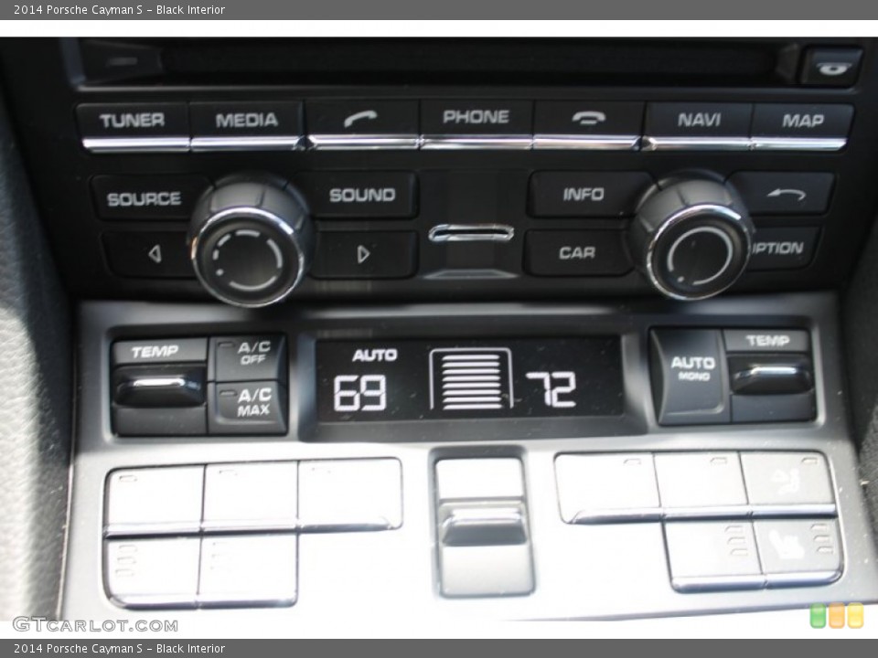 Black Interior Controls for the 2014 Porsche Cayman S #82245504