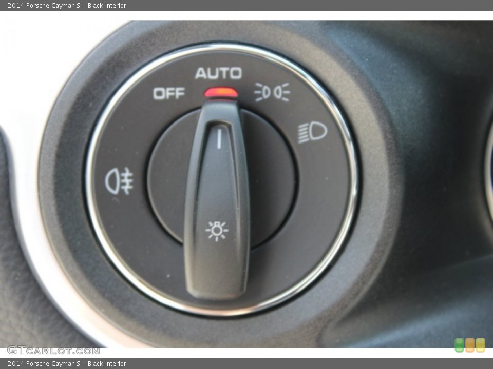 Black Interior Controls for the 2014 Porsche Cayman S #82245549