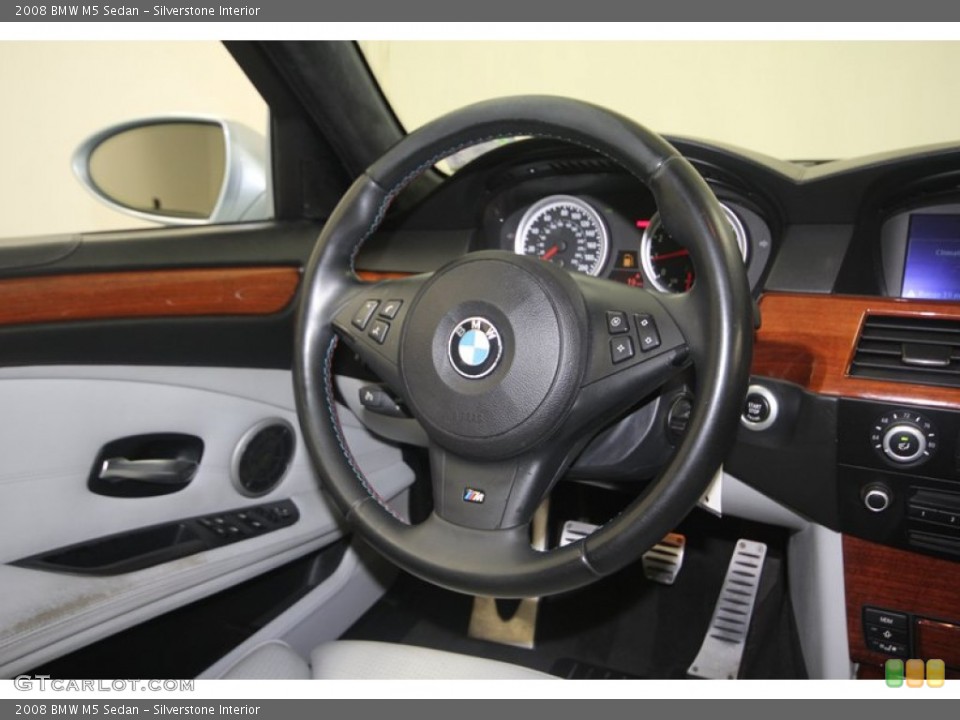 Silverstone Interior Steering Wheel for the 2008 BMW M5 Sedan #82245656