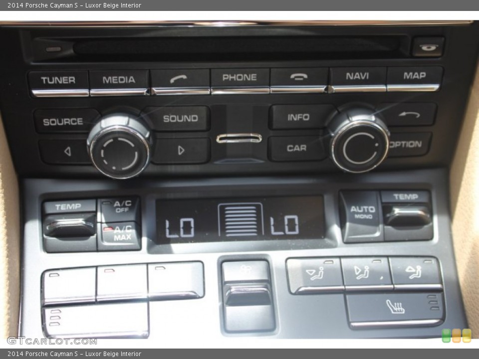 Luxor Beige Interior Controls for the 2014 Porsche Cayman S #82246071