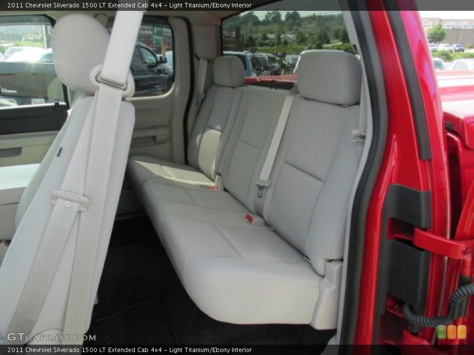 Light Titanium/Ebony Interior Rear Seat for the 2011 Chevrolet Silverado 1500 LT Extended Cab 4x4 #82246509