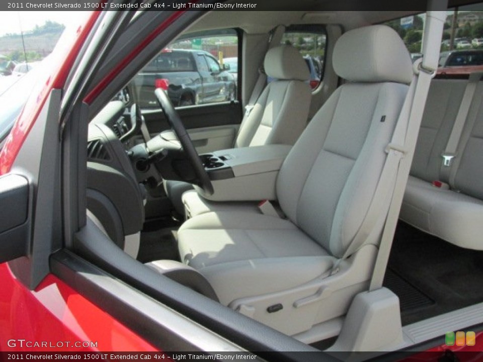 Light Titanium/Ebony Interior Front Seat for the 2011 Chevrolet Silverado 1500 LT Extended Cab 4x4 #82246530