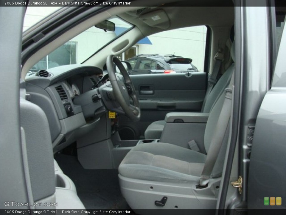 Dark Slate Gray/Light Slate Gray Interior Front Seat for the 2006 Dodge Durango SLT 4x4 #82248409
