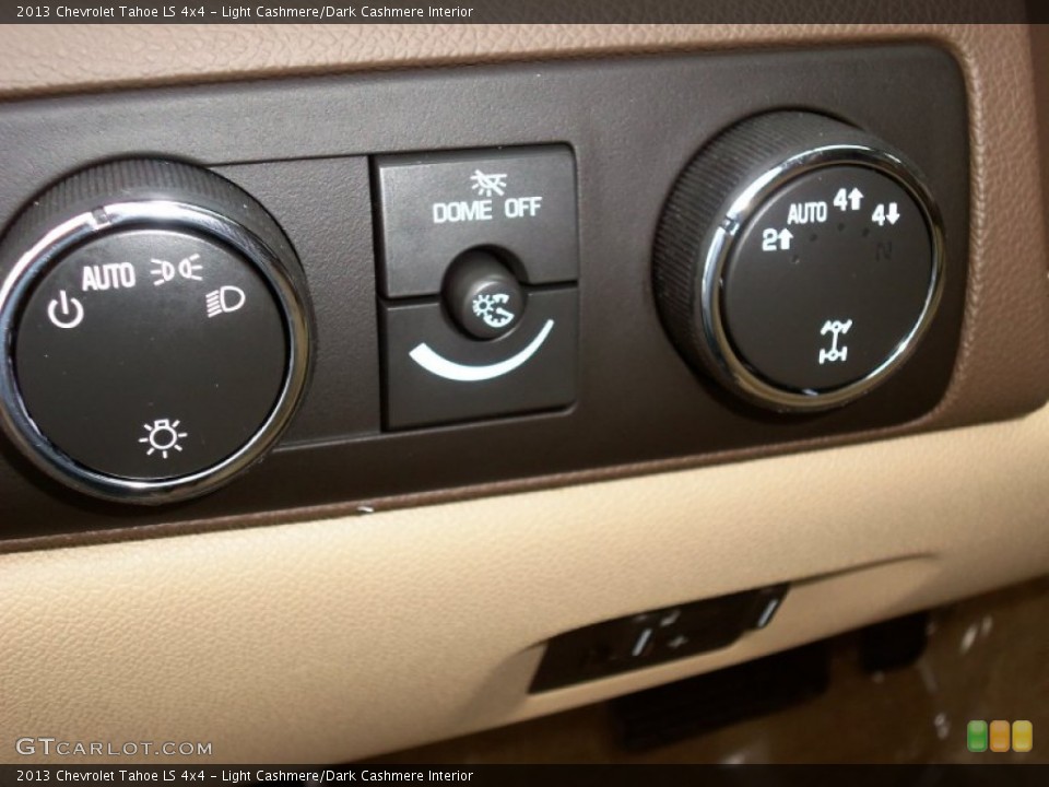 Light Cashmere/Dark Cashmere Interior Controls for the 2013 Chevrolet Tahoe LS 4x4 #82248906