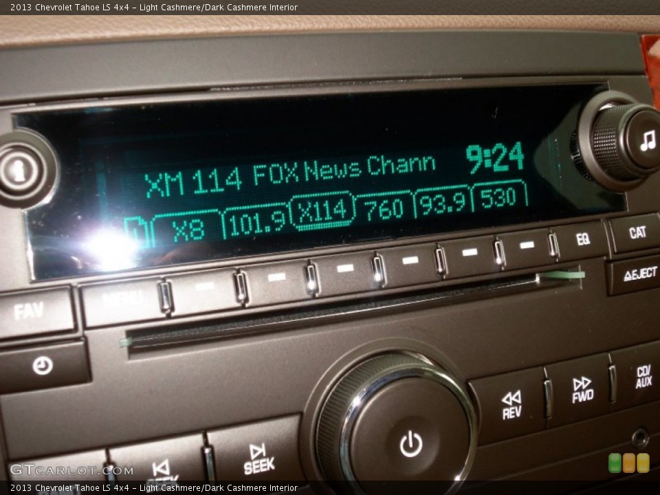 Light Cashmere/Dark Cashmere Interior Audio System for the 2013 Chevrolet Tahoe LS 4x4 #82248947
