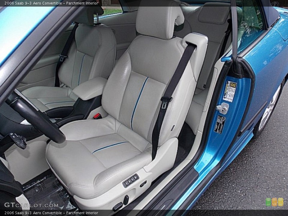 Parchment Interior Front Seat for the 2006 Saab 9-3 Aero Convertible #82249071