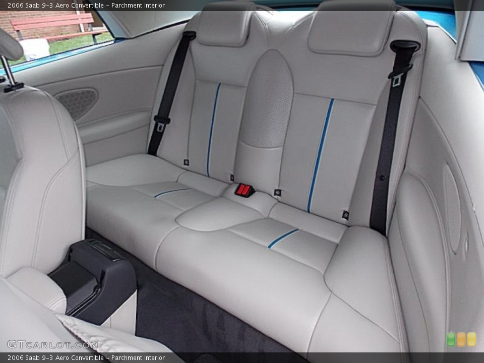 Parchment Interior Rear Seat for the 2006 Saab 9-3 Aero Convertible #82249161