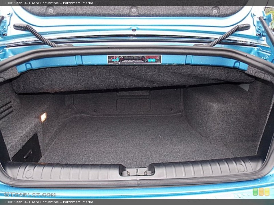 Parchment Interior Trunk for the 2006 Saab 9-3 Aero Convertible #82249401