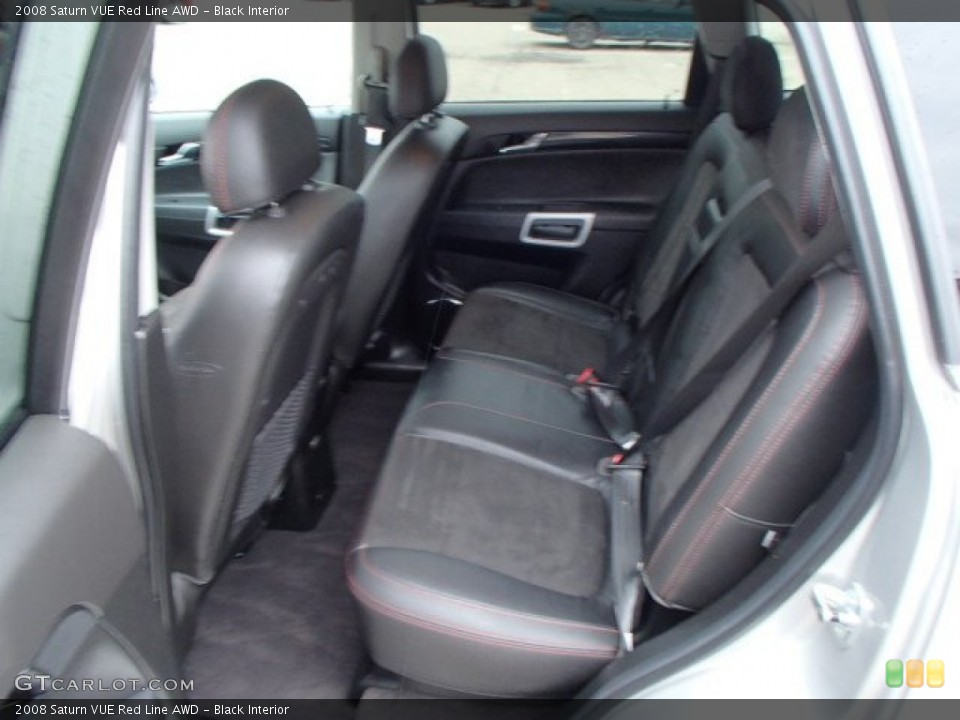 Black Interior Rear Seat for the 2008 Saturn VUE Red Line AWD #82249995