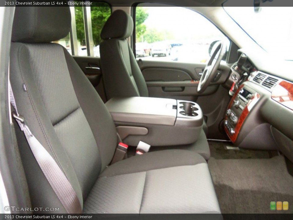Ebony Interior Front Seat for the 2013 Chevrolet Suburban LS 4x4 #82250112