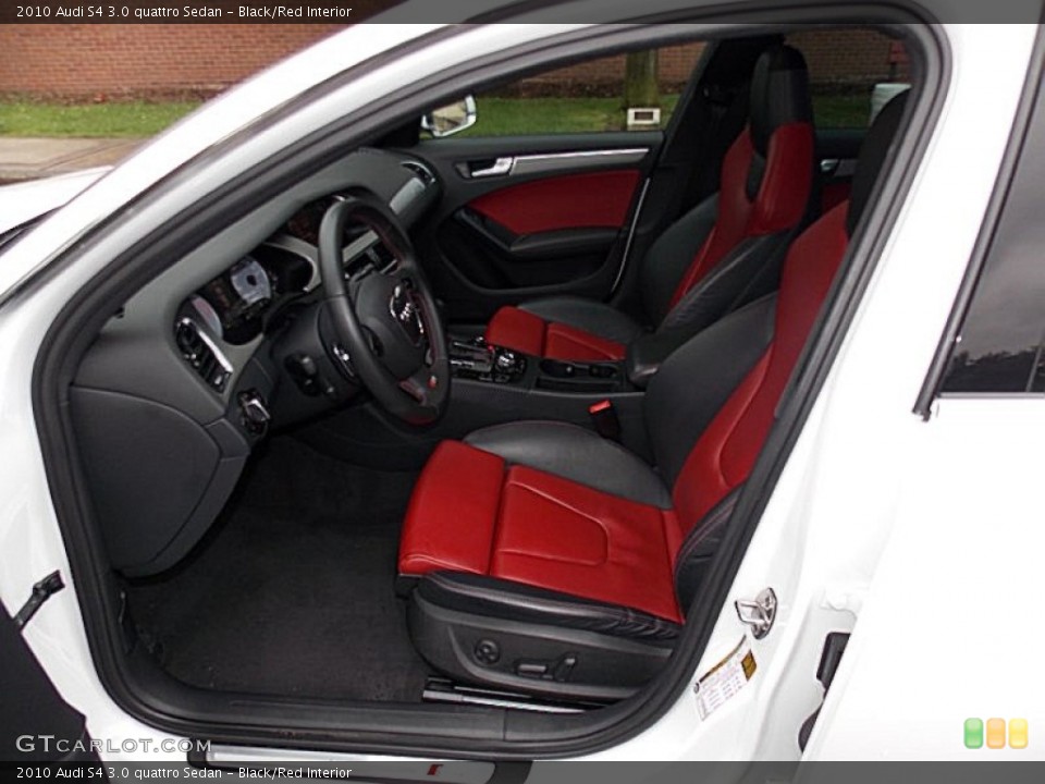 Black/Red Interior Photo for the 2010 Audi S4 3.0 quattro Sedan #82250145