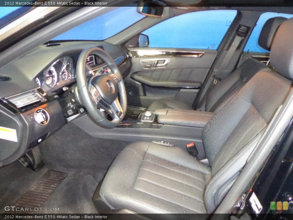 Black Interior Photo for the 2012 Mercedes-Benz E 550 4Matic Sedan #82250341