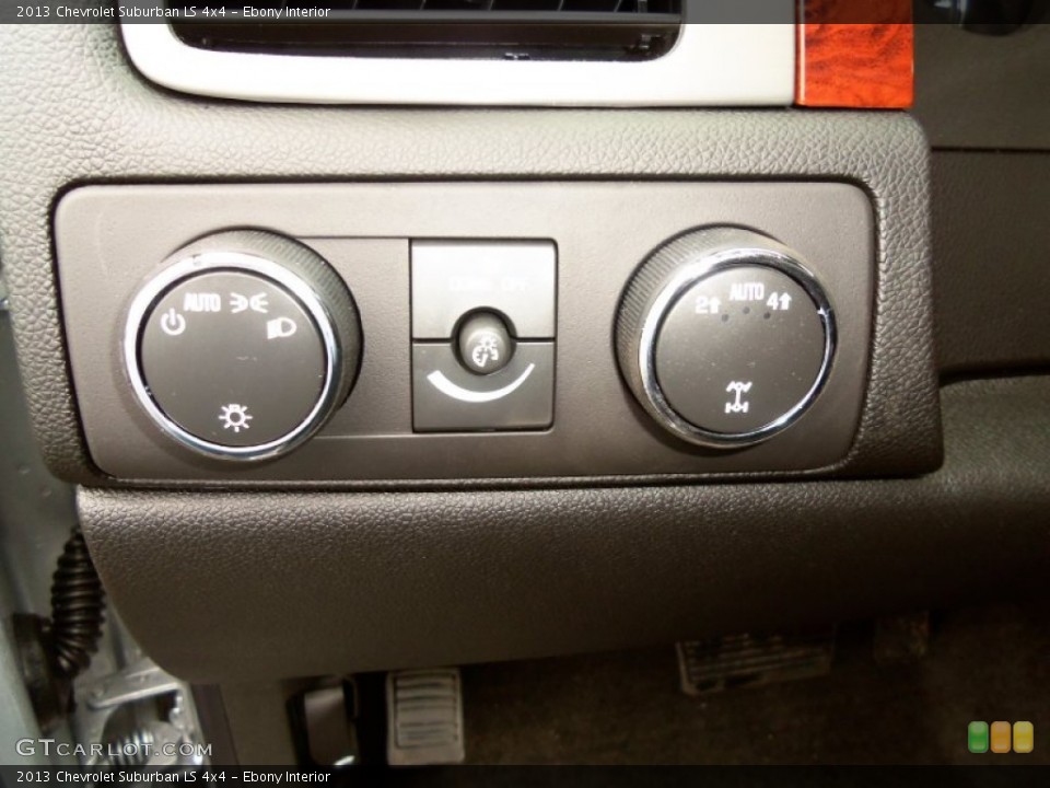 Ebony Interior Controls for the 2013 Chevrolet Suburban LS 4x4 #82250358