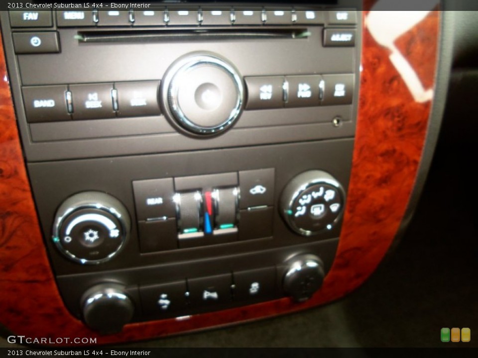 Ebony Interior Controls for the 2013 Chevrolet Suburban LS 4x4 #82250508