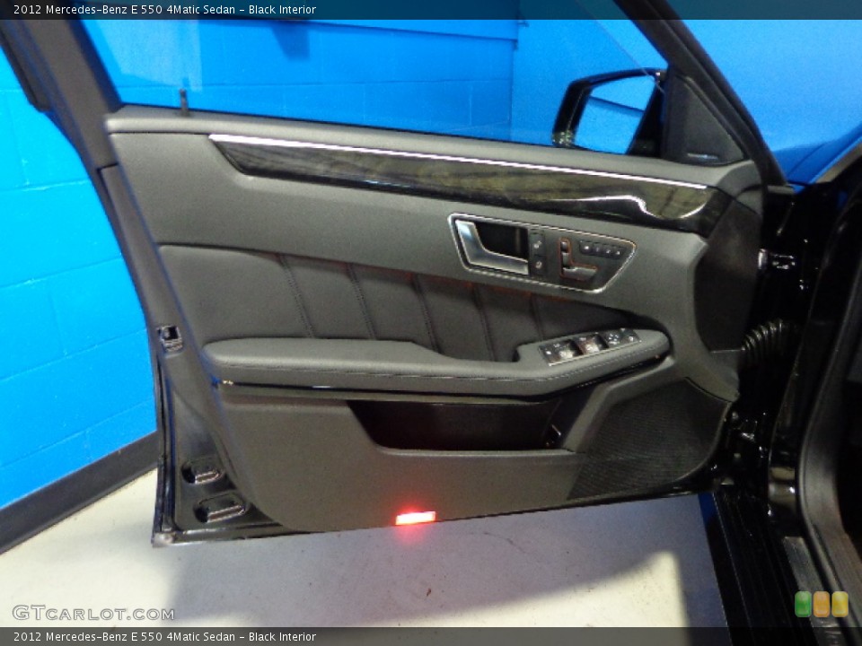 Black Interior Door Panel for the 2012 Mercedes-Benz E 550 4Matic Sedan #82250556
