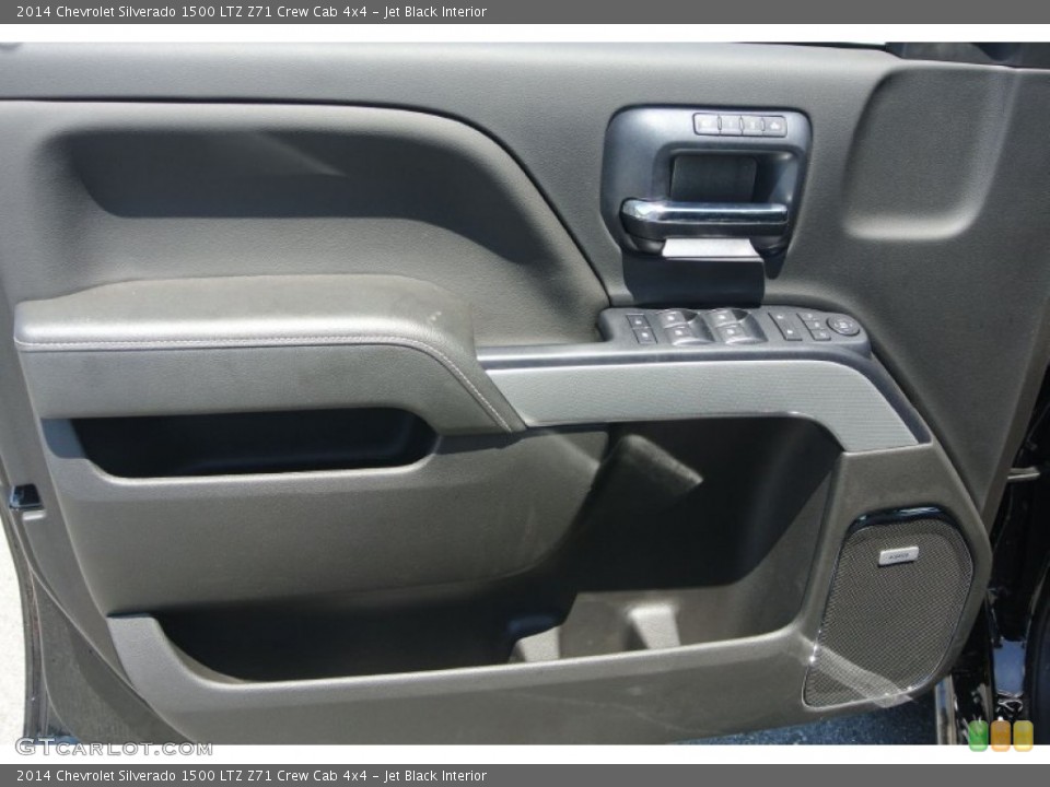 Jet Black Interior Door Panel for the 2014 Chevrolet Silverado 1500 LTZ Z71 Crew Cab 4x4 #82251722