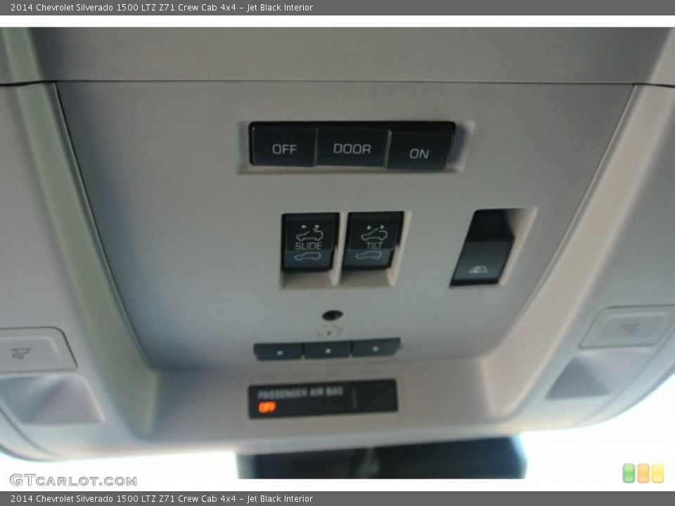 Jet Black Interior Controls for the 2014 Chevrolet Silverado 1500 LTZ Z71 Crew Cab 4x4 #82251819