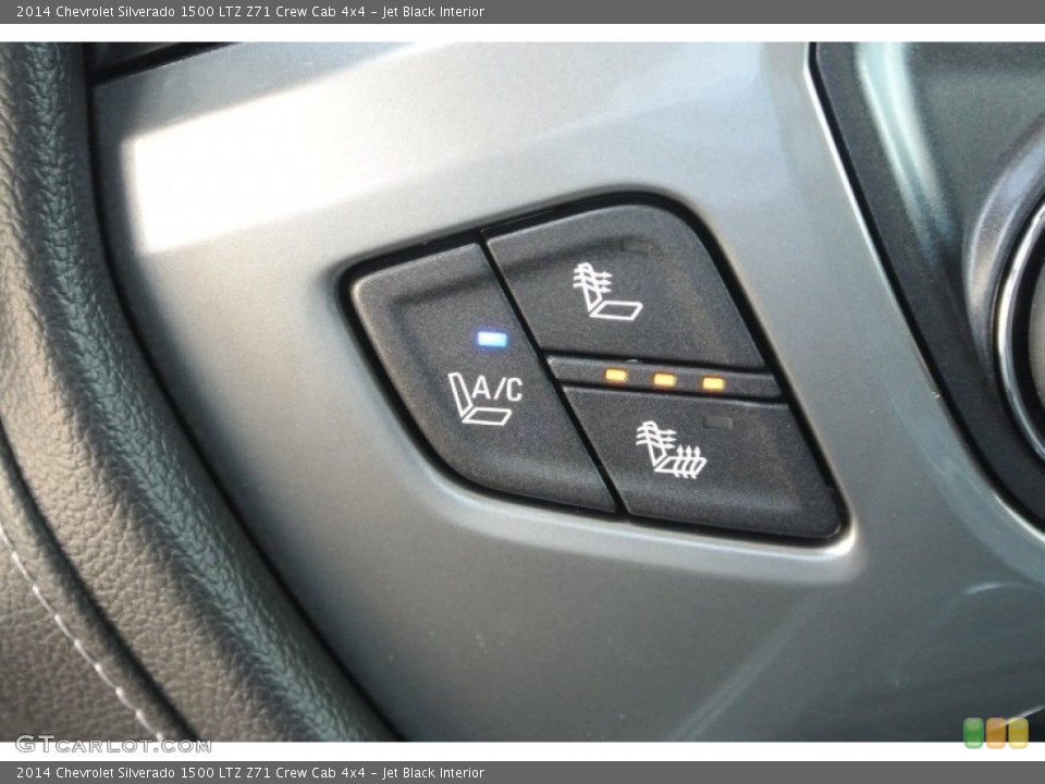 Jet Black Interior Controls for the 2014 Chevrolet Silverado 1500 LTZ Z71 Crew Cab 4x4 #82251918