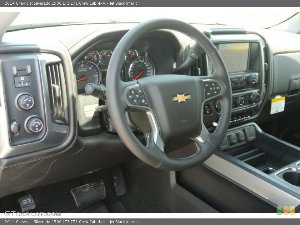Jet Black Interior Dashboard for the 2014 Chevrolet Silverado 1500 LTZ Z71 Crew Cab 4x4 #82252131
