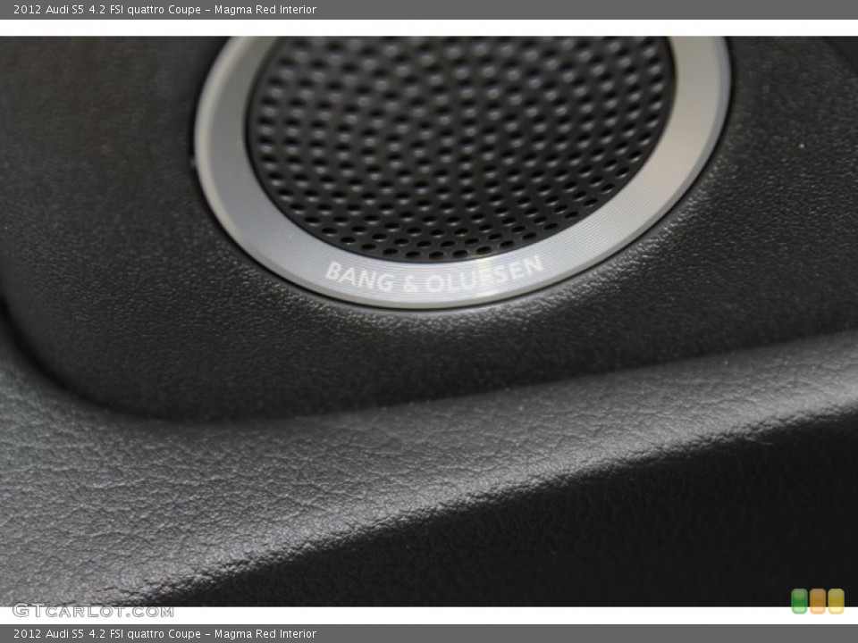 Magma Red Interior Audio System for the 2012 Audi S5 4.2 FSI quattro Coupe #82252852
