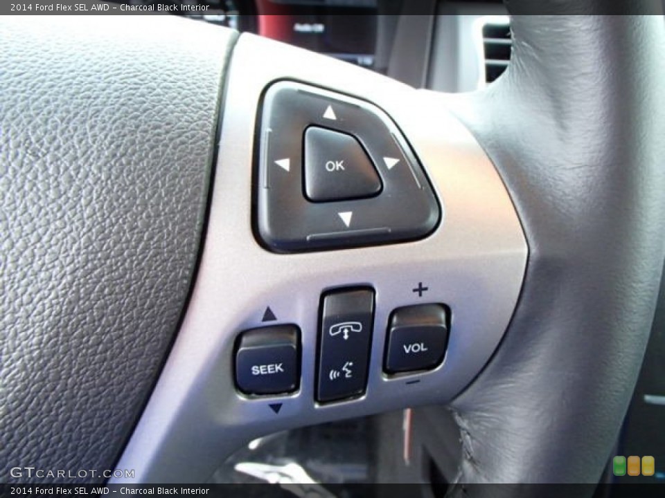 Charcoal Black Interior Controls for the 2014 Ford Flex SEL AWD #82256439