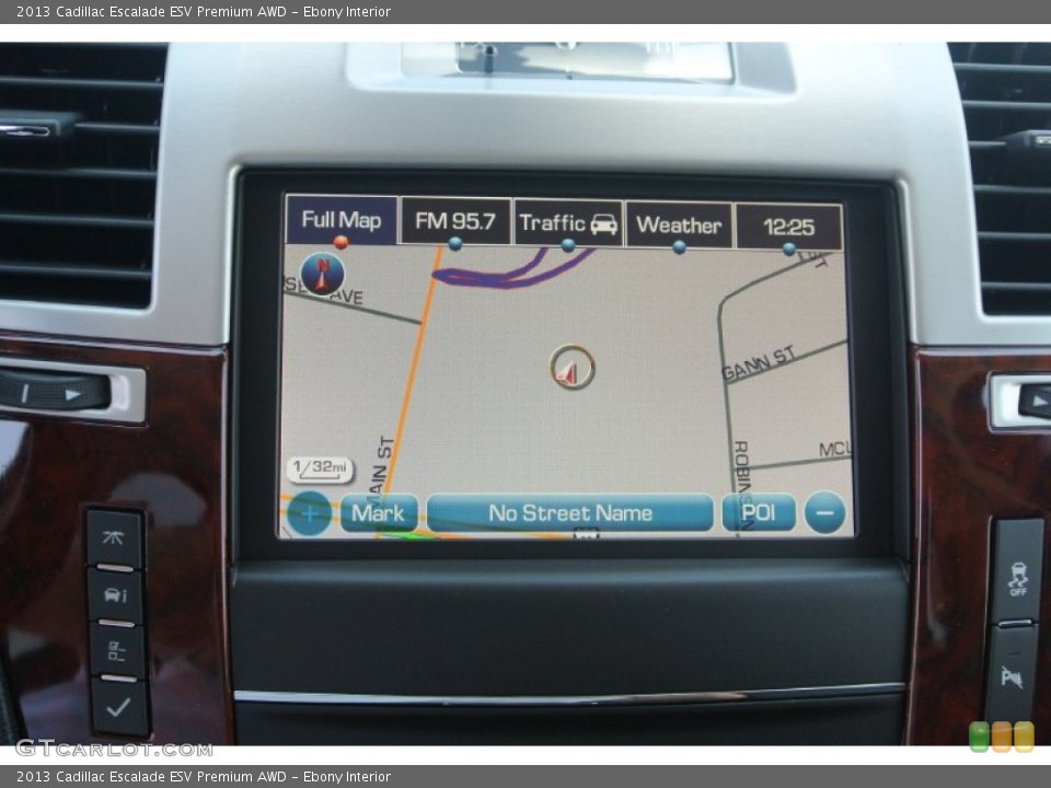 Ebony Interior Navigation for the 2013 Cadillac Escalade ESV Premium AWD #82256769