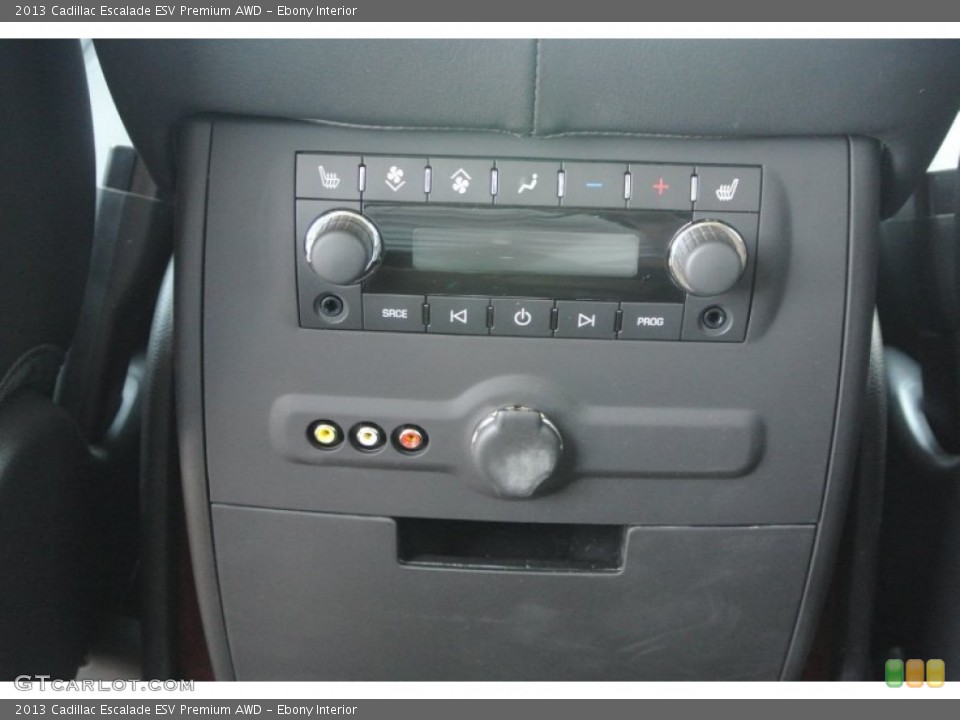 Ebony Interior Controls for the 2013 Cadillac Escalade ESV Premium AWD #82256879