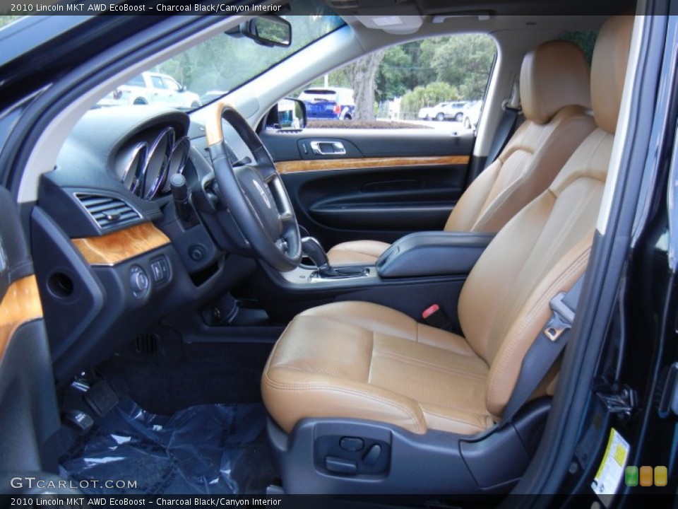 Charcoal Black/Canyon Interior Photo for the 2010 Lincoln MKT AWD EcoBoost #82258017