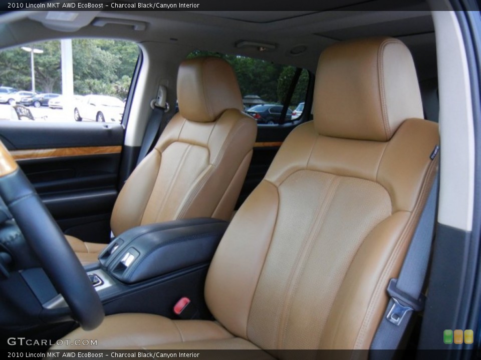 Charcoal Black/Canyon Interior Front Seat for the 2010 Lincoln MKT AWD EcoBoost #82258034