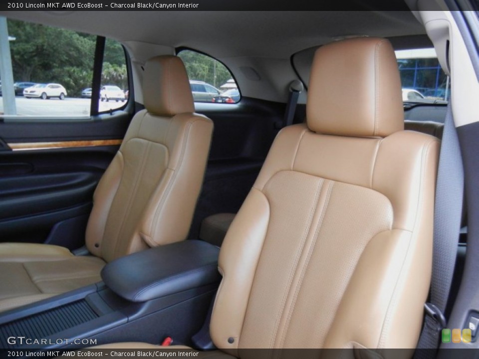 Charcoal Black/Canyon Interior Rear Seat for the 2010 Lincoln MKT AWD EcoBoost #82258092