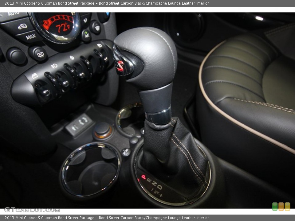 Bond Street Carbon Black/Champagne Lounge Leather Interior Transmission for the 2013 Mini Cooper S Clubman Bond Street Package #82258146