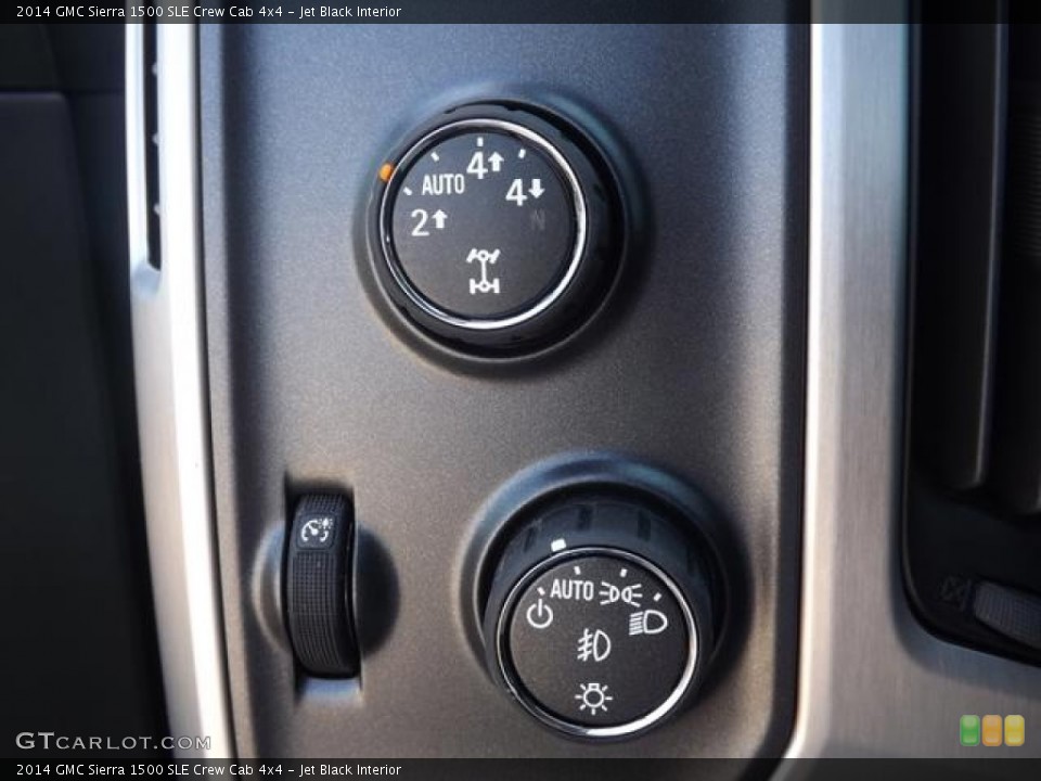 Jet Black Interior Controls for the 2014 GMC Sierra 1500 SLE Crew Cab 4x4 #82262334
