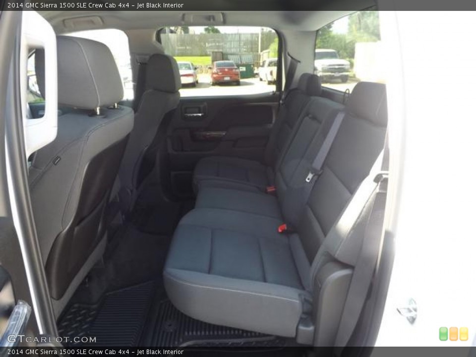 Jet Black Interior Rear Seat for the 2014 GMC Sierra 1500 SLE Crew Cab 4x4 #82262409
