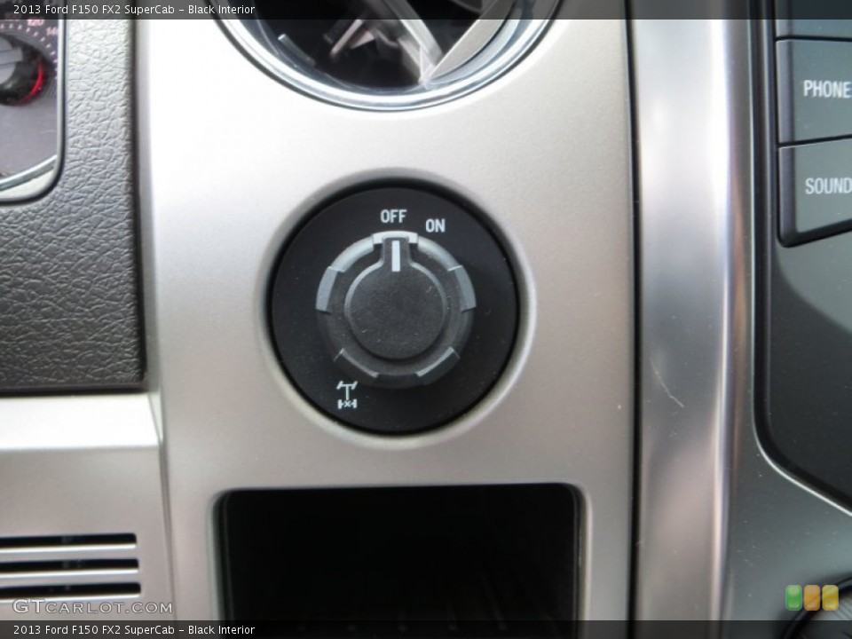 Black Interior Controls for the 2013 Ford F150 FX2 SuperCab #82262642