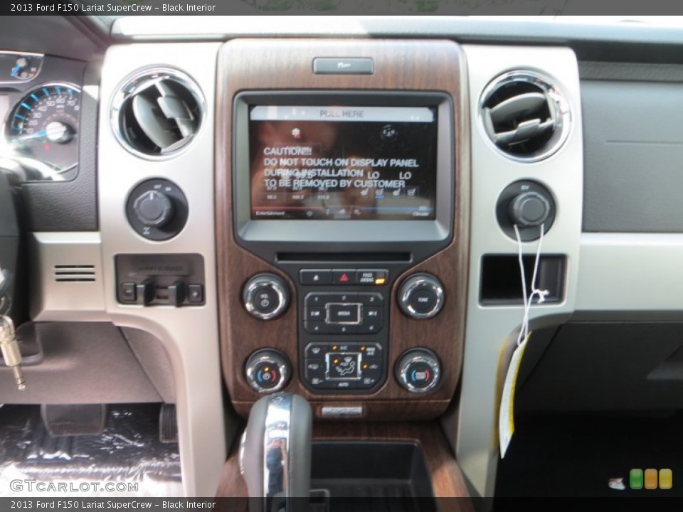 Black Interior Controls for the 2013 Ford F150 Lariat SuperCrew #82263183