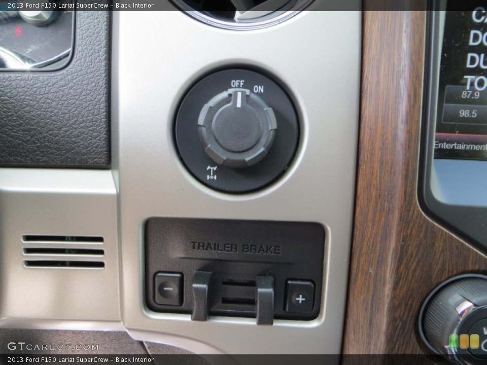 Black Interior Controls for the 2013 Ford F150 Lariat SuperCrew #82263240