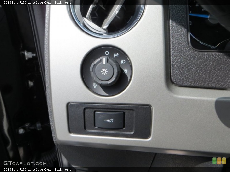 Black Interior Controls for the 2013 Ford F150 Lariat SuperCrew #82263285