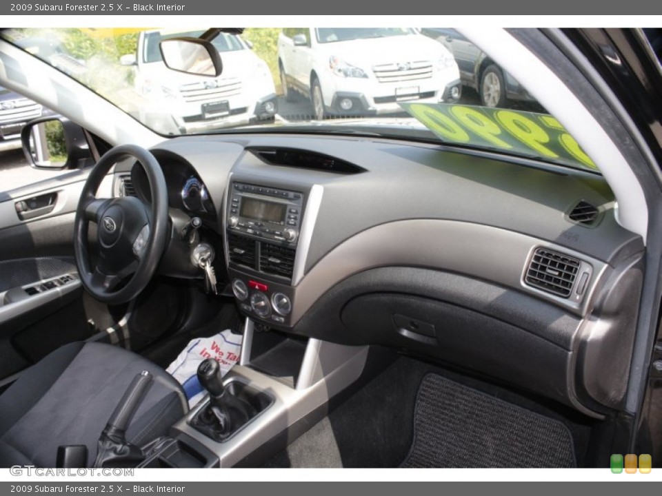 Black Interior Dashboard for the 2009 Subaru Forester 2.5 X #82263996