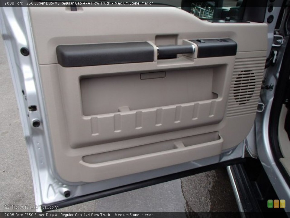 Medium Stone Interior Door Panel for the 2008 Ford F350 Super Duty XL Regular Cab 4x4 Plow Truck #82265436