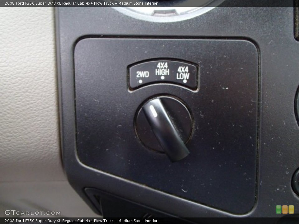 Medium Stone Interior Controls for the 2008 Ford F350 Super Duty XL Regular Cab 4x4 Plow Truck #82265495