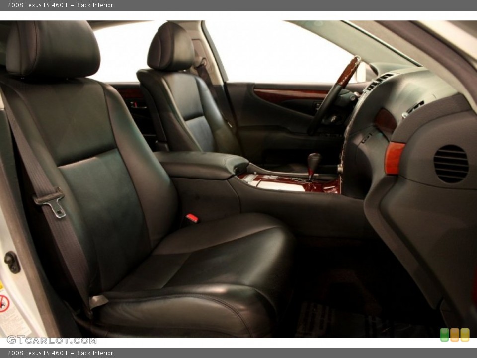 Black Interior Front Seat for the 2008 Lexus LS 460 L #82266923