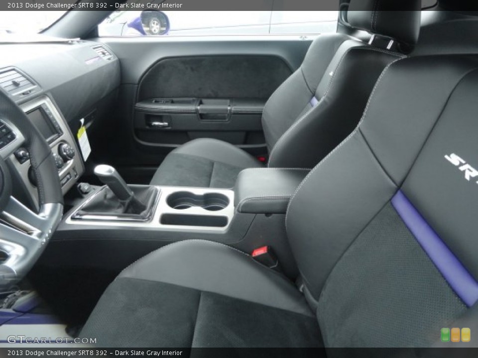 Dark Slate Gray Interior Front Seat for the 2013 Dodge Challenger SRT8 392 #82267578