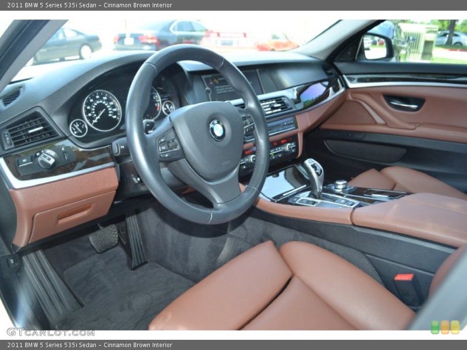 Cinnamon Brown Interior Prime Interior for the 2011 BMW 5 Series 535i Sedan #82268022