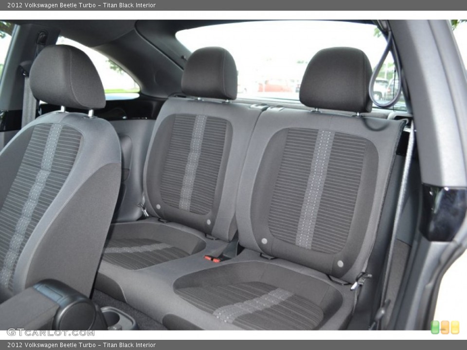 Titan Black Interior Rear Seat for the 2012 Volkswagen Beetle Turbo #82268298